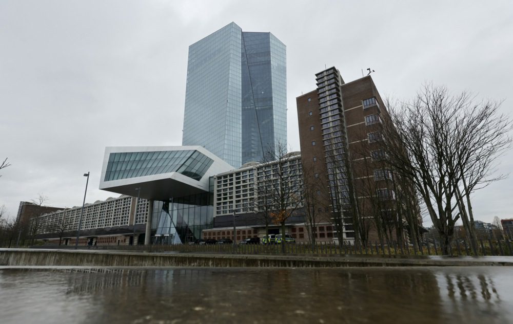 Europos Centrinis Bankas Frankfurte prie Maino / EPA nuotr.