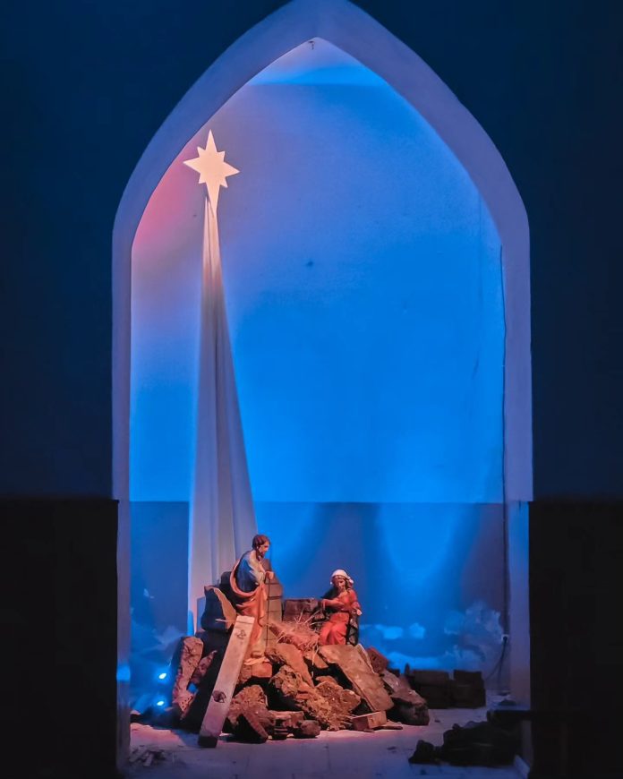 Kalėdų prakartėlė Druskininkų šv. apaštalo Baltramiejaus parapijos bažnyčioje