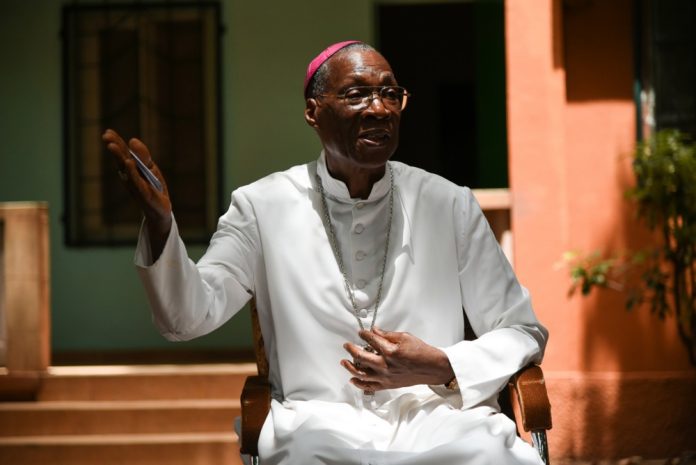 Malio sostinės Bamako arkivyskupas Jeanas Zerbo,