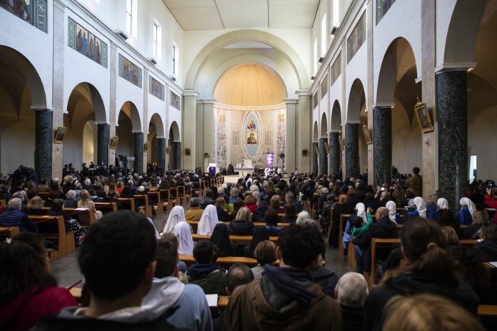 Švč. Mergelės Marijos bažnyčia (Santa Maria delle Grazie al Trionfale) Romoje / EPA nuotr.