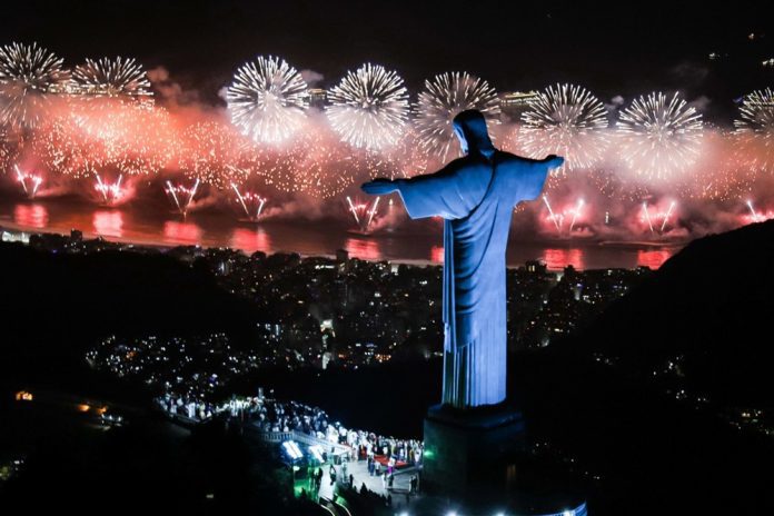 Naujųjų metų fejerverkai Rio de Žaneire, Brazilijoje / EPA nuotr.