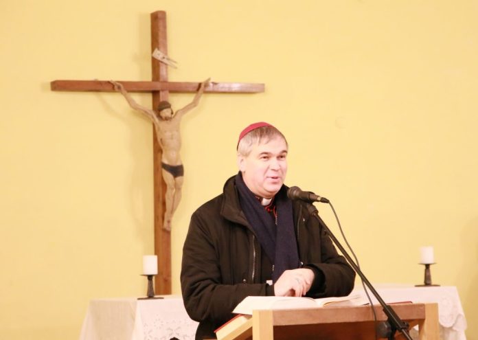 Panevėžio vyskupas Linas Vodopjanovas OFM / Panevėžio vyskupijos nuotr.