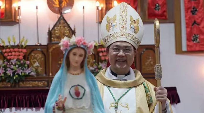 Kinijos vyskupas Peteris Shao Zhuminas / „Christian Emergency Alliance