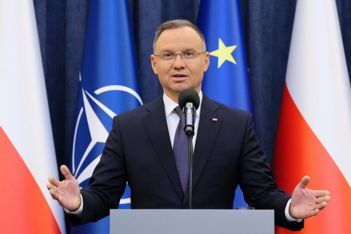 Lenkijos prezidentas Andrzejus Duda / EPA nuotr.