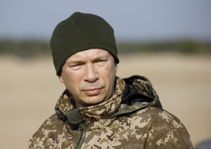 Ukrainiečių kariuomenės vadas Oleksandras Syrskis / EPA nuotr.