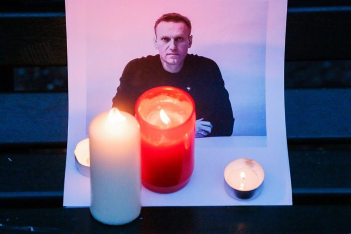 Aleksejaus Navalno portretas / EPA nuotr.