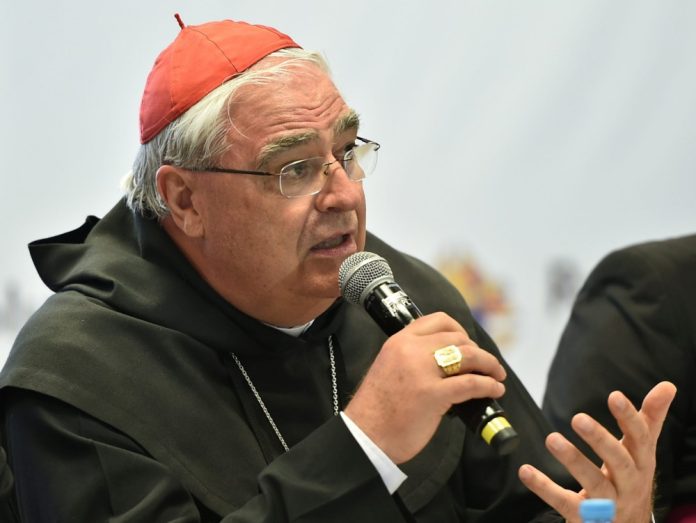 Panamos vyskupas kardinolas Jose Luisas Lacunza OAR / EPA nuotr.