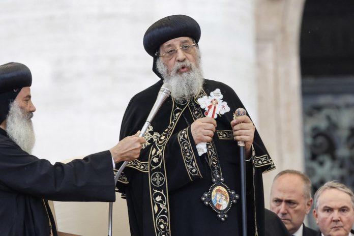Koptų patriarchas Tavadrosas II / EPA nuotr.
