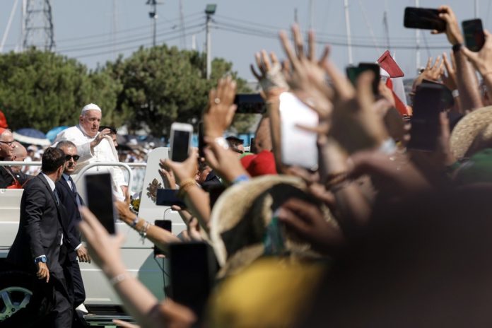 Popiežius Algese, Portugalijoje / EPA nuotr.