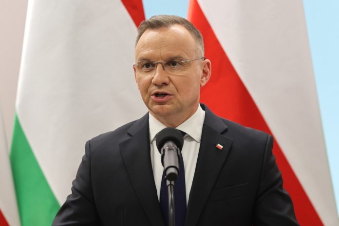 Lenkijos konservatyvių pažiūrų prezidentas Andrzejus Duda / EPA nuotr.