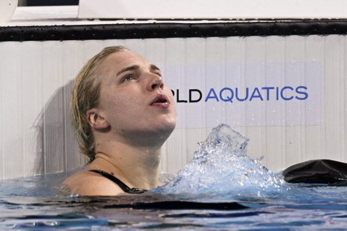 Aukso medalį laimėjusi plaukikė Rūta Meilutytė / EPA nuotr.