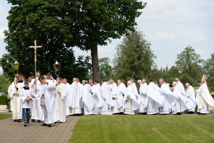 Telšių vyskupijos kunigai / Jurgio Mankausko nuotr.